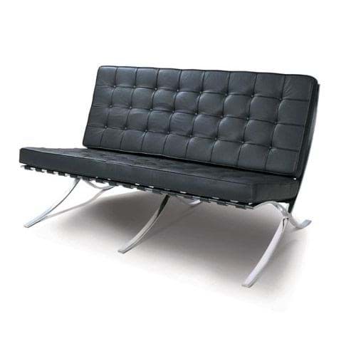 صورة Mies van der Rohe Barcelona - Loveseat sofa (1929)
